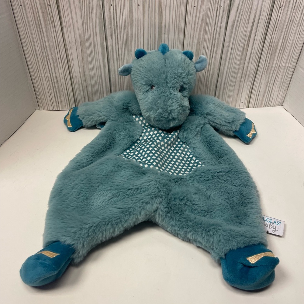Blue Plush Dragon Sshlumpie Lovey